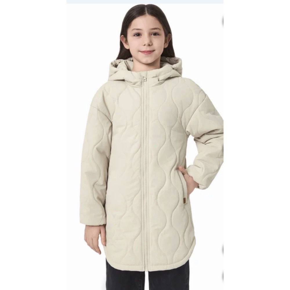 Mondetta Women's Quilted Coat/Jacket In A Neutral Color Size Medium (10/12). New